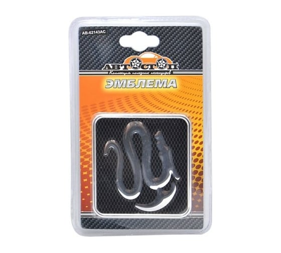 Изображение товара Эмблема ALUMINIUM CARBON ДРАКОН 85х80мм Автостоп AB-62143AC 659073