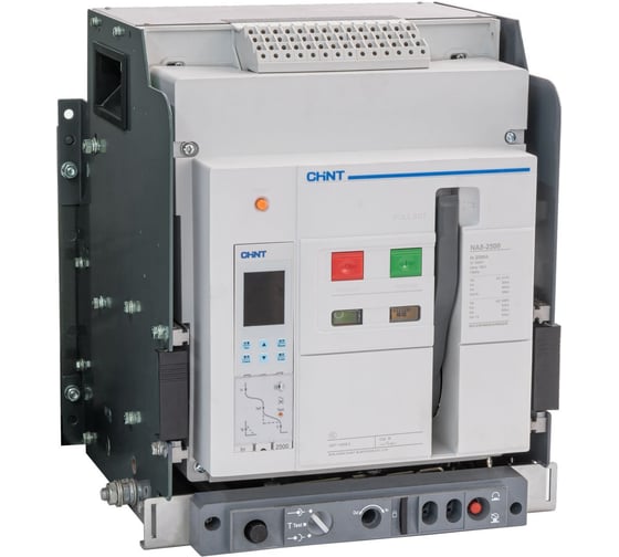 Изображение товара Воздушный автоматический выключатель CHINT NA8-2500H-2500H/3P выкатной, 2500А, 85кА, тип H, AC230В (R) 262501