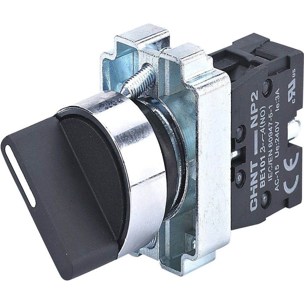 Изображение товара Переключатель CHINT NP2-BD21 2 положения с фиксацией 1НО IP40