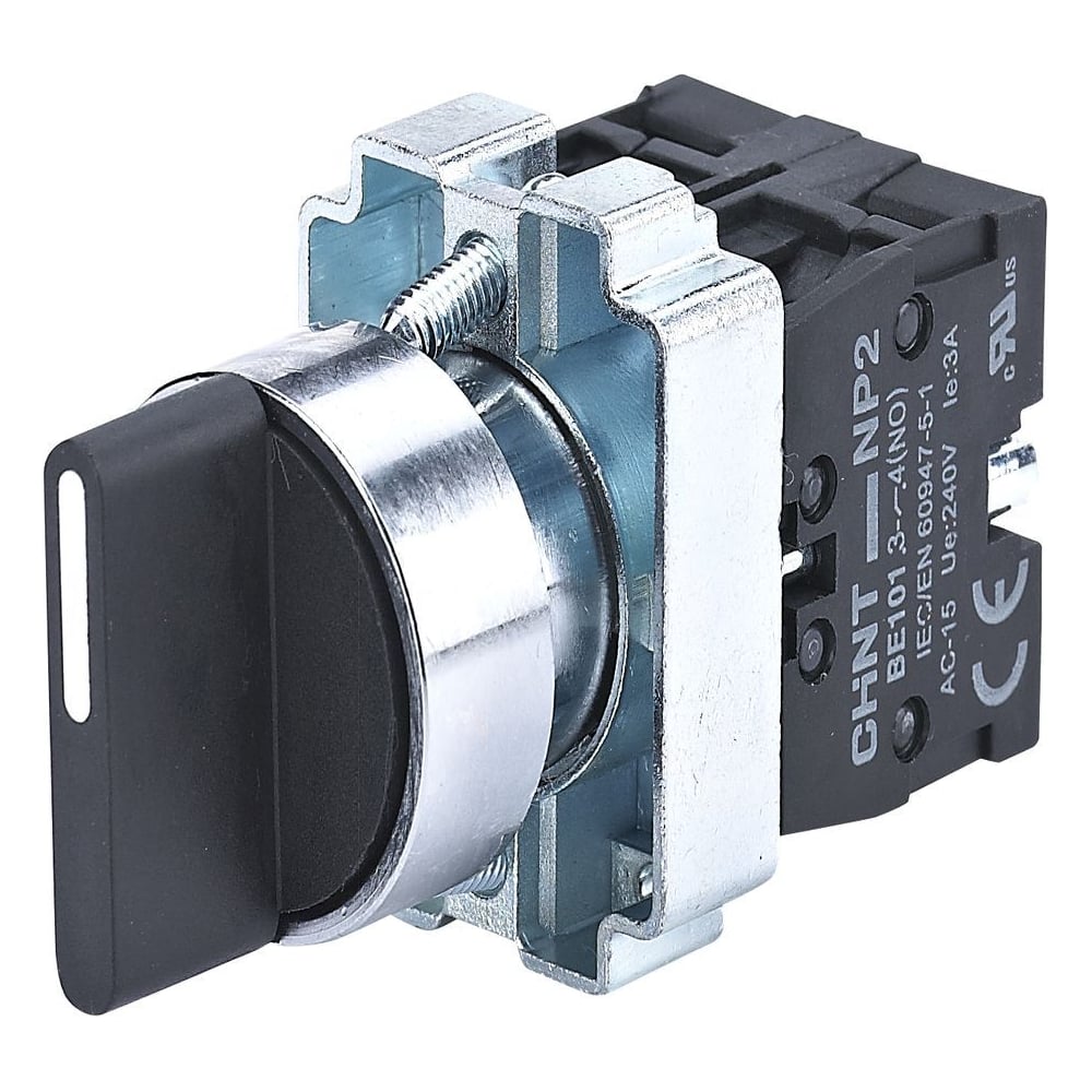 Изображение товара Переключатель CHINT NP2-BD35 с фиксацией 3 положения IP40 уп. 10 шт.