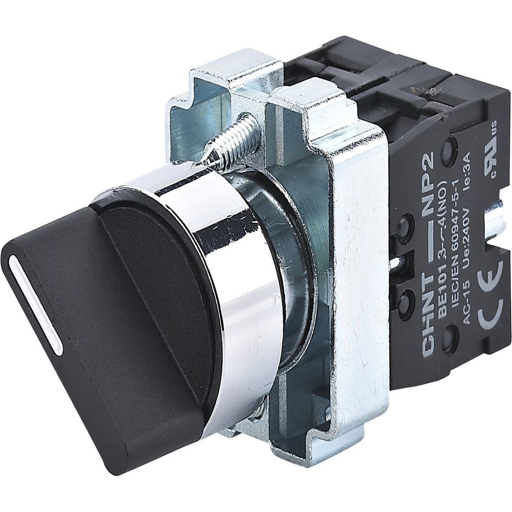 Изображение товара Переключатель CHINT NP2-BD33 3 положения с фиксацией IP40, упак. 10 шт.