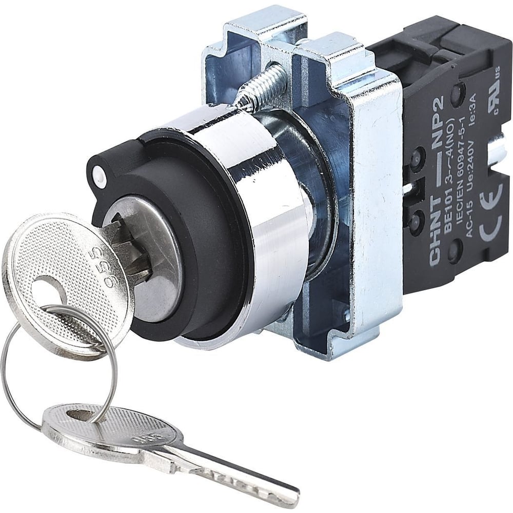 Изображение товара Переключатель CHINT NP2-BG21 2 положения фиксацией IP40