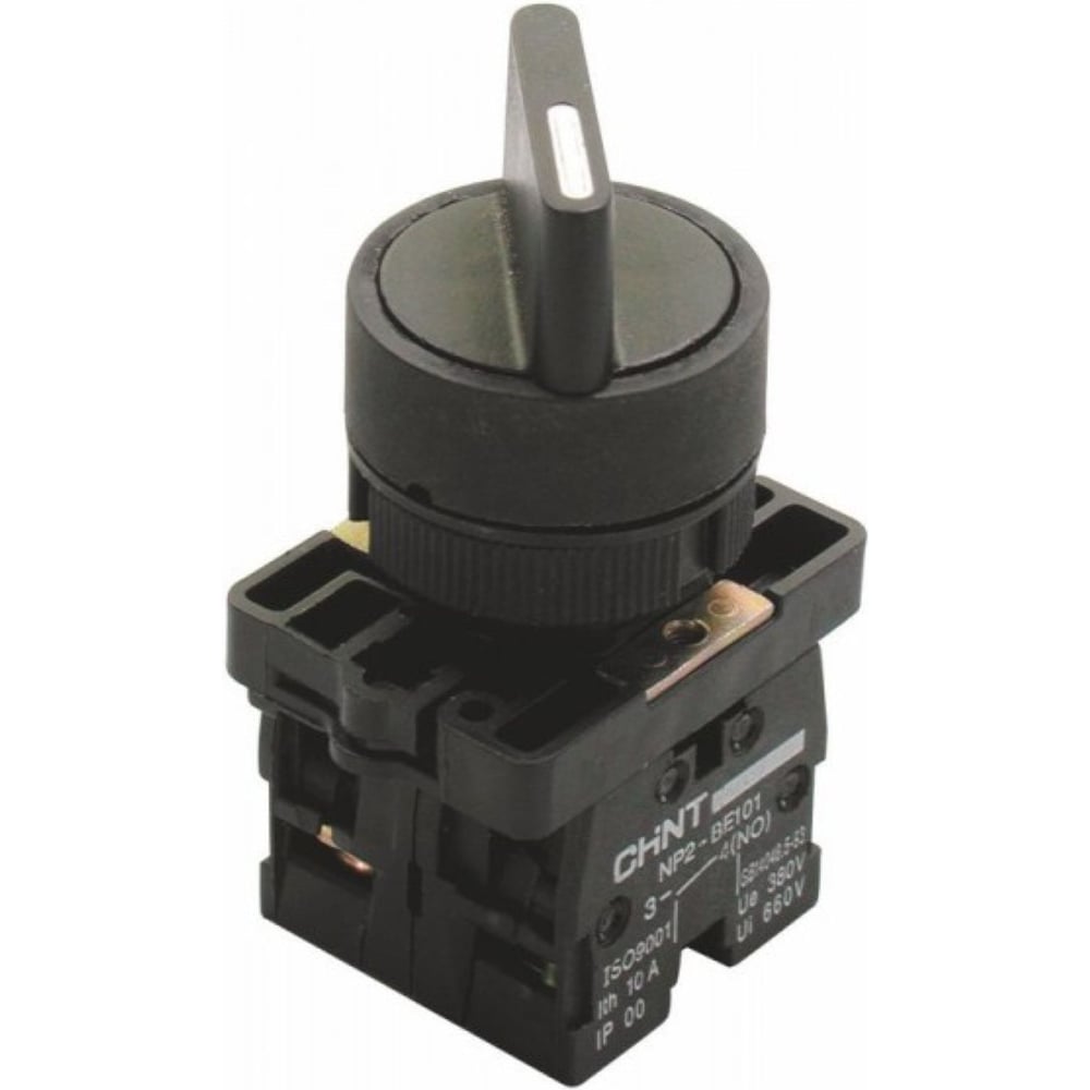 Изображение товара Переключатель CHINT NP2-ED23 с фиксацией, IP40, 2 положения, 10А