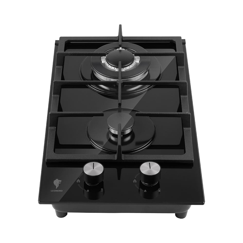 Изображение товара Газовая варочная панель Leonord LEG-30203GB 2-конфорки, нерж. сталь