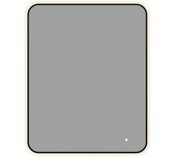 Изображение товара Зеркало Aquanet Контур, 1000×800 мм, LED, ТХ, цвет черный (367651) 00367651