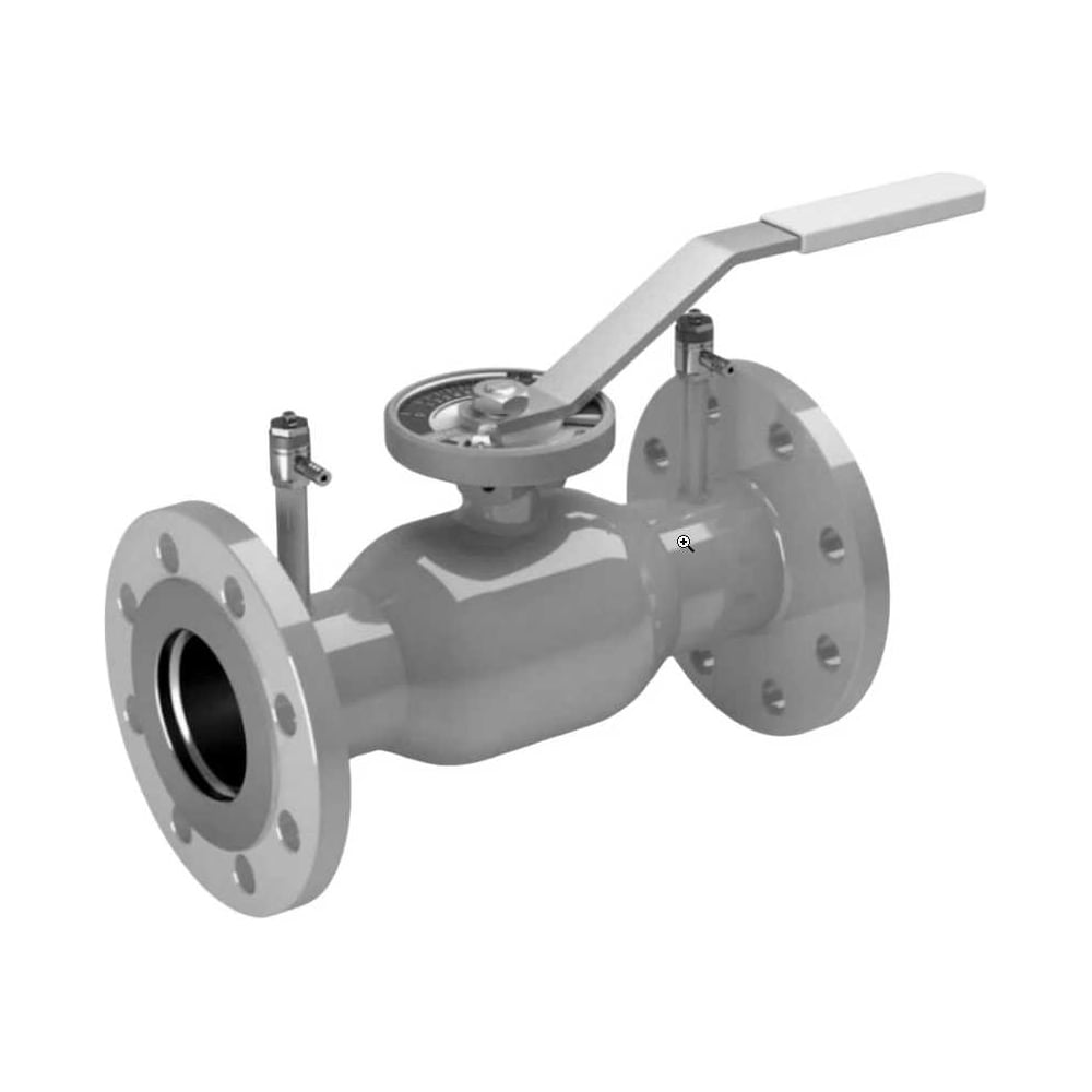 Изображение товара Кран шаровой регулирующий DN.ru 316-316-SP-F-H Ду65 Ру16, неполнопроходной фланцевый, с рукояткой, с ниппелями D160-77810