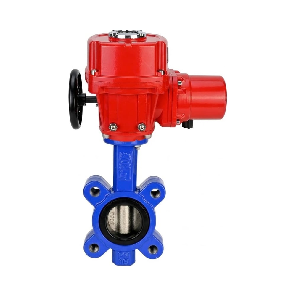 Изображение товара Затвор дисковый DN.ru QT450-QT450-NBR-2W-Fb-H Ду150 Ру16 электропривод