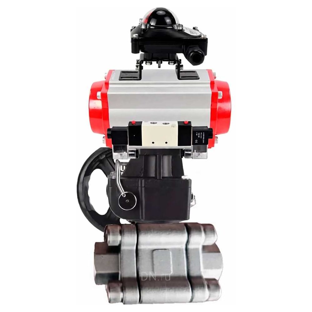 Изображение товара Кран шаровой DN.ru 316-316-PTFE-FP-SW-ISO-H Ду80 Ру63 для воды и пар высокого давления