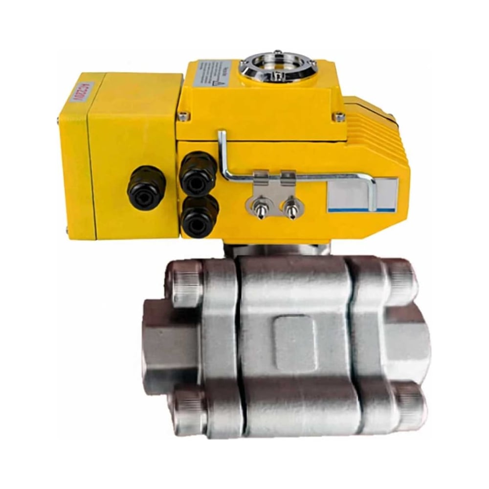 Изображение товара Кран шаровой DN.ru 316-316-PTFE-W-ISO-H Ду80 Ру25 из нержавеющей стали