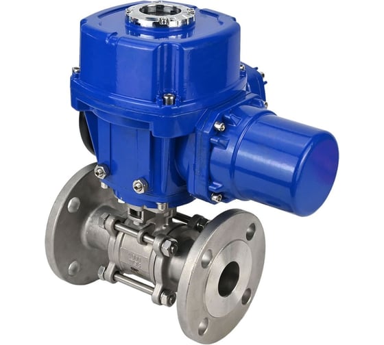 Изображение товара Кран шаровой DN.ru КШФПТ.316.180 Ду25 Ру40 фланцевый, электропривод QT-005-220-0-10В DAR D160-75777
