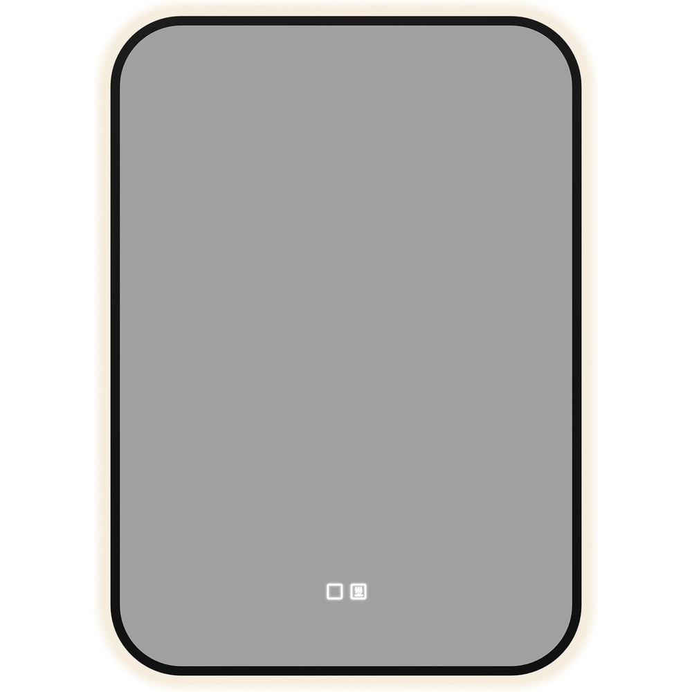 Изображение товара Зеркало Aquanet Контур, 500×700 мм, LED, ТХ, антипар, цвет черный (367660) 00367660