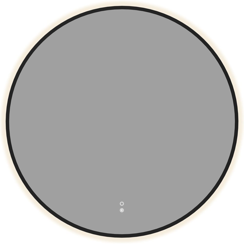 Изображение товара Зеркало Aquanet Контур D, 1000 мм, LED, ТХ, антипар, цвет черный (367666) 00367666