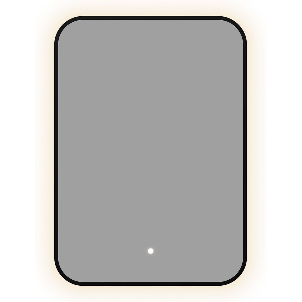 Изображение товара Зеркало Aquanet Контур с LED подсветкой 500x700 мм черное современное