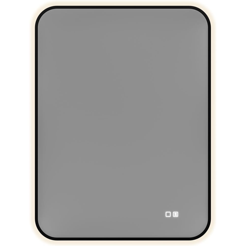 Изображение товара Зеркало Aquanet Контур, 600×800 мм, LED, ТХ, антипар, цвет черный (367661) 00367661