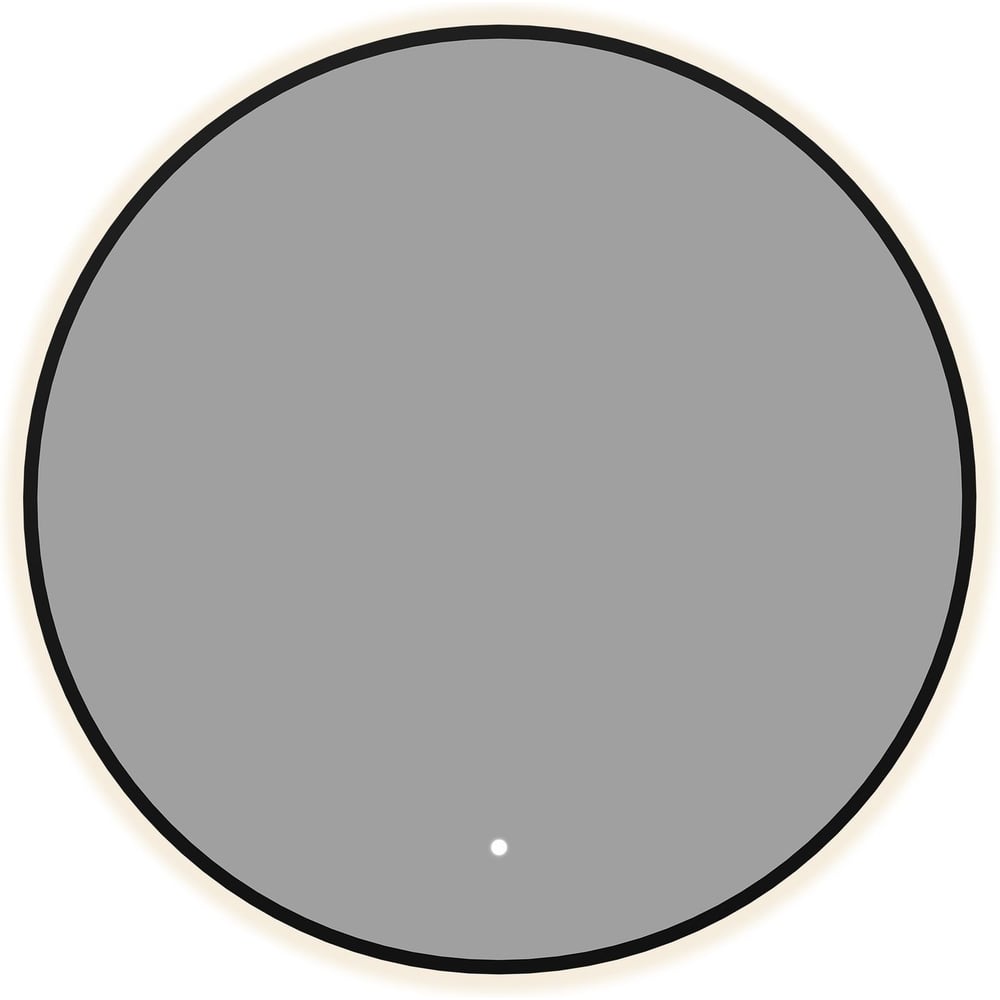 Изображение товара Зеркало Aquanet Контур D с LED подсветкой 1000 мм черное modern стиль