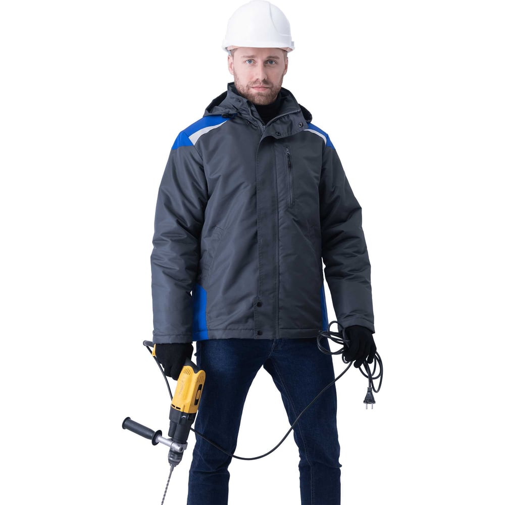 Изображение товара Куртка ГК Спецобъединение ШТУРМАН, демисезонная, серый-василек (104-108, 158-164), шт, Кур 416/104/158