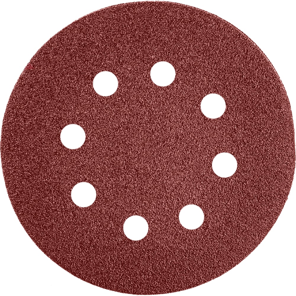 Изображение товара Наждачная бумага GRAFF 125 мм P150 8 отверстий 5 шт в блистере