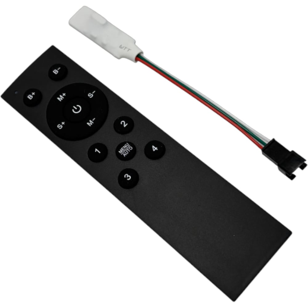 Изображение товара Контроллер для адресной одноцветной светодиодной ленты truEnergy с кнопочным пультом 24V 22006