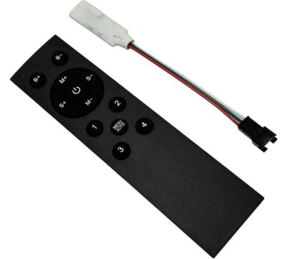 Изображение товара Контроллер для адресной одноцветной светодиодной ленты truEnergy с кнопочным пультом 24V 22006