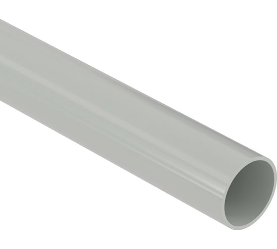 Изображение товара Жёсткая гладкая легкая труба ПВХ DKC д.25мм, 2м, цвет серый 62925R