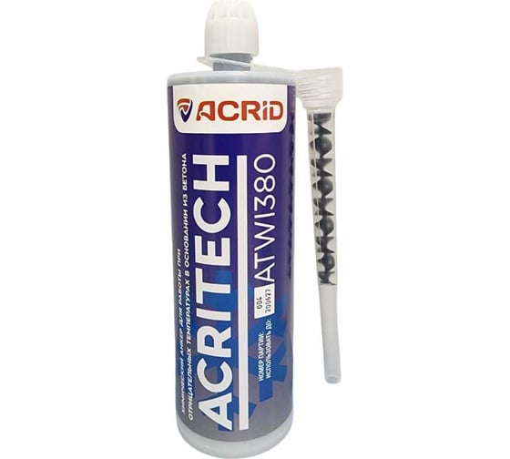 Изображение товара Химический анкер АКРИД зимний ATWI380 380 мл. 00-00000322