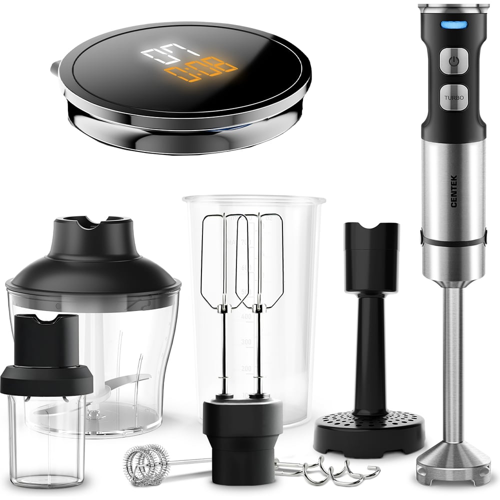 Изображение товара Многофункциональный блендер Centek CT-1367 1500 Вт 8 в 1 с дисплеем