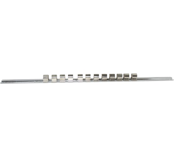 Изображение товара Планка-держатель для головок AIST, 1/2 дюйма, на 12 шт , металлическая, 415 мм 99940812 00-00026662