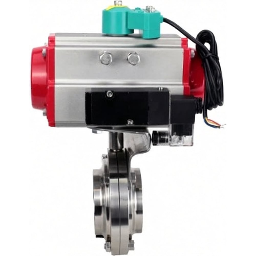 Изображение товара Затвор дисковый DN.ru 304-304-Sil-2W-W-H Ду25 для автоматизации трубопроводов