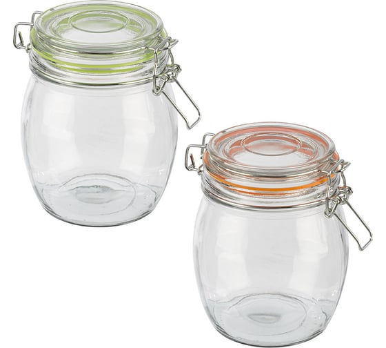 Изображение товара Стеклянная банка Mallony BRAVO объем 1000 мл с бугельным замком 007252