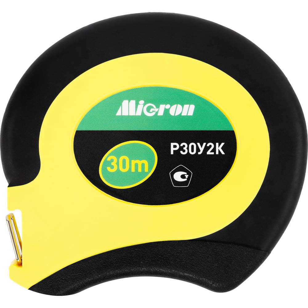 Изображение товара Профессиональная рулетка Micron 30м с кольцом, класс II, стальная лента, ABS корпус
