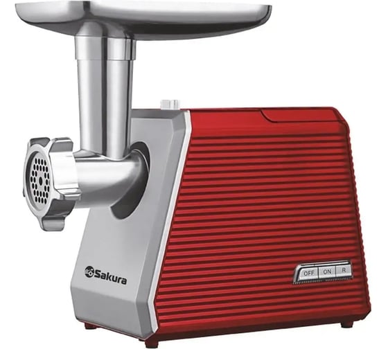 Изображение товара Мясорубка SAKURA SA-6424R 2000Вт, реверс, комплект насадок РТ-00056946