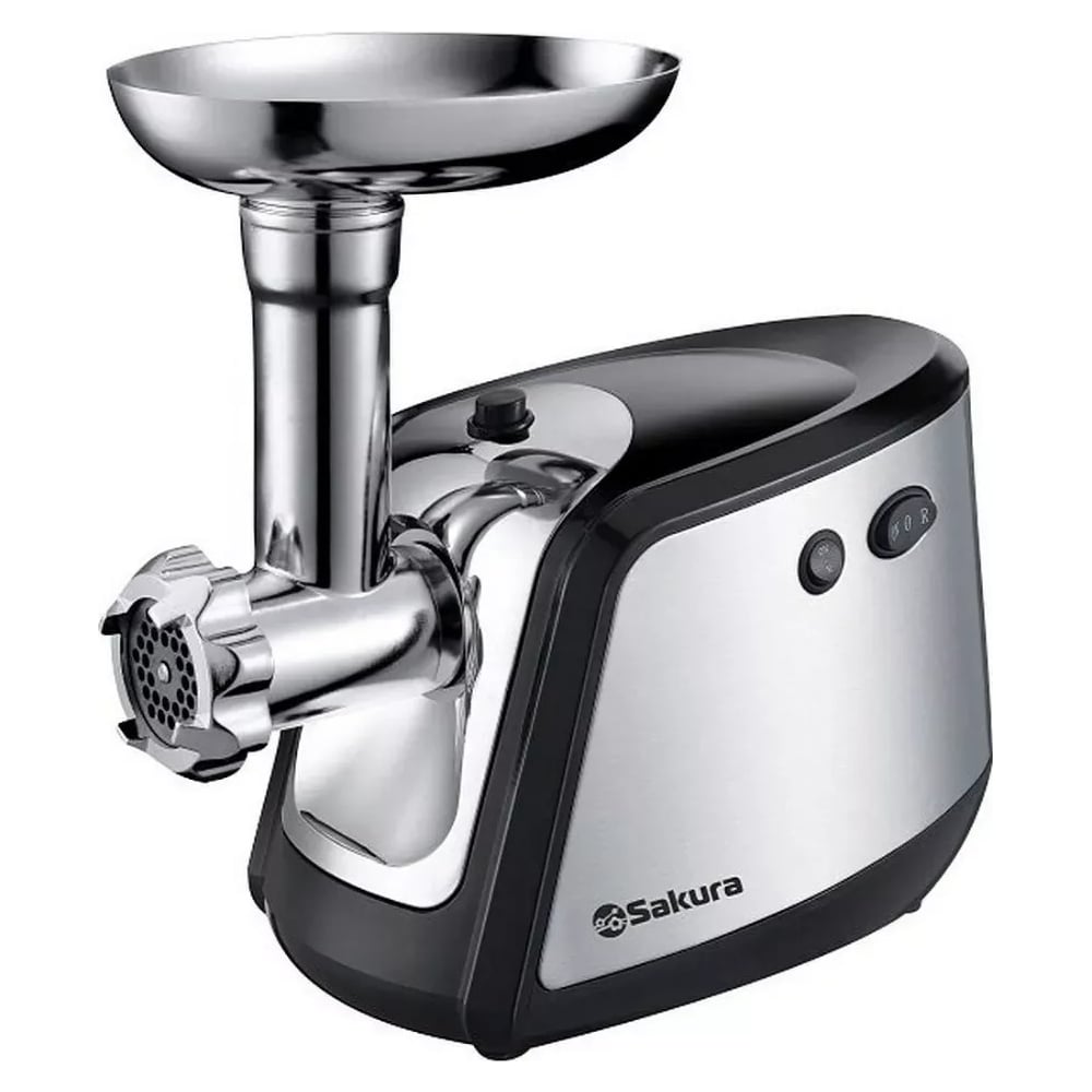 Изображение товара Мясорубка SAKURA SA-6407 1800Вт, реверс, нерж (2017) РТ-00001380