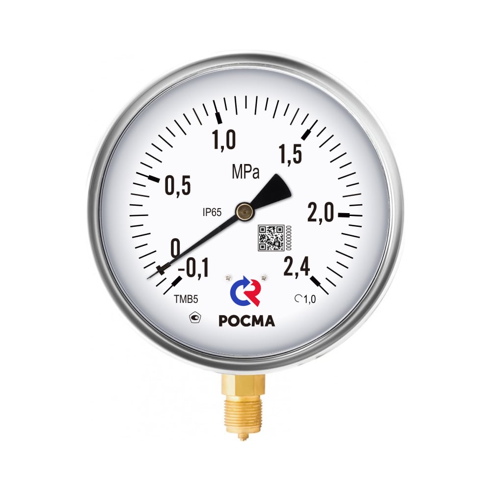 Изображение товара Вакуумметр РОСМА ТВ-320Р радиальный для профессиональных измерений