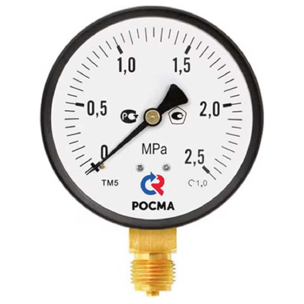 Изображение товара Манометр РОСМА ТМ-510Р.00 радиальный измерение избыточного давления от 0 до 40 МПа