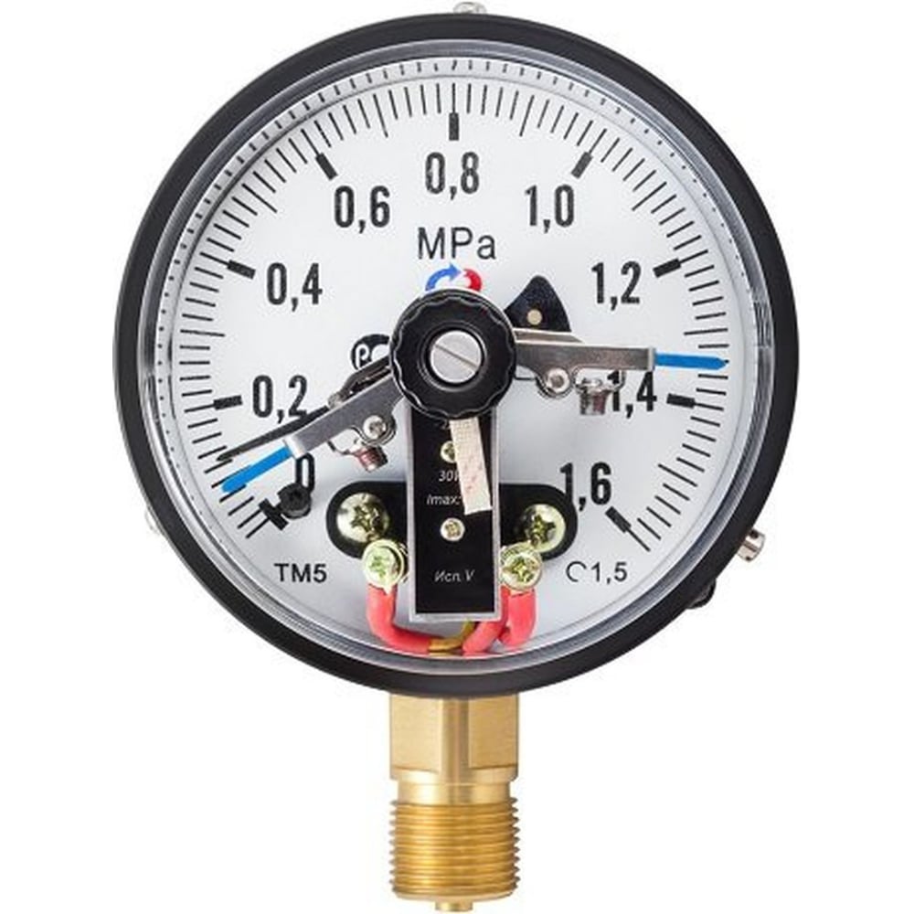 Изображение товара Манометр РОСМА ТМ-510Р.05 радиальный газовый и жидкостный с IP54 0-0.16МПа