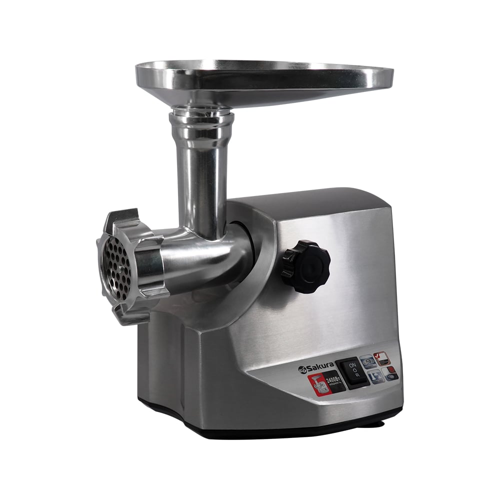 Изображение товара Мясорубка Sakura SA-6411 Professional 2400Вт реверс металлич корпус