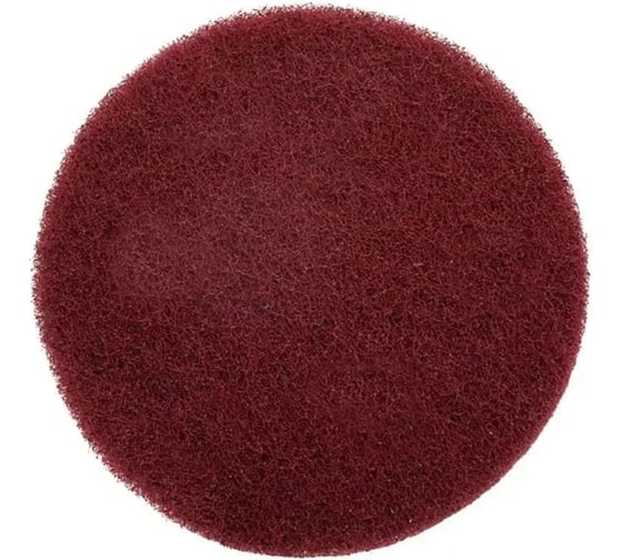 Изображение товара Шлифовальный войлок Vitatools скотч брайт, 150мм, 1штука, красный, P400 SB-150-Red