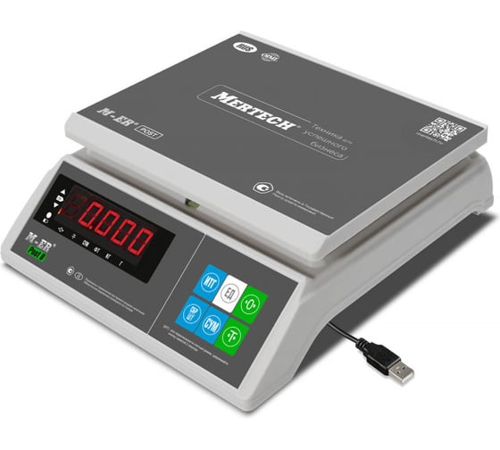 Изображение товара Весы MERTECH MERCURY M-ER 326AFU-32.1 LED с USB(COM) (двойной дисплей) 3756