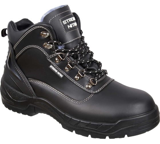 Изображение товара Ботинки ГК Спецобъединение STRONG NITRO, с КП и КС, натуральный мех, кожа/ПУ/нитрил, размер 45, пара Бот 245/45