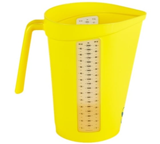 Изображение товара Мерный кувшин Vikan 2 л, желтый цвет 60006