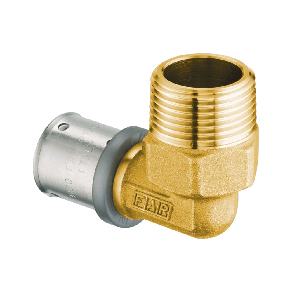 Изображение товара Уголок латунь FAR НР 32 мм 1M