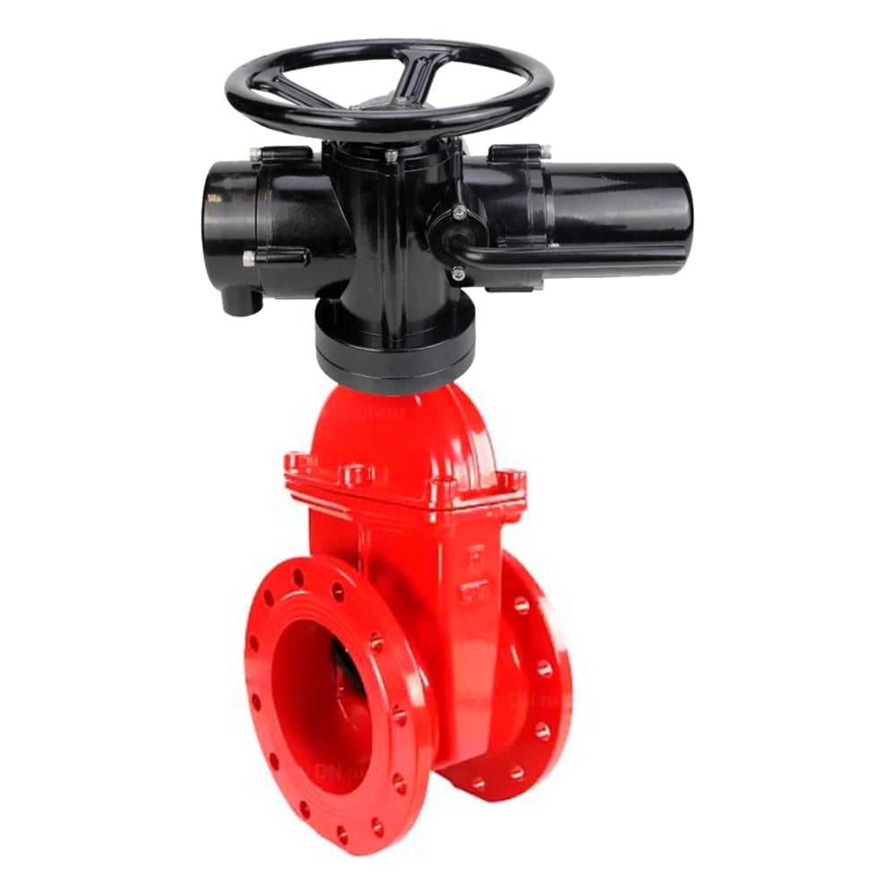 Изображение товара Задвижка клиновая DN.ru 30ч939р GGG50 с электроприводом Ду65 Ру10/16