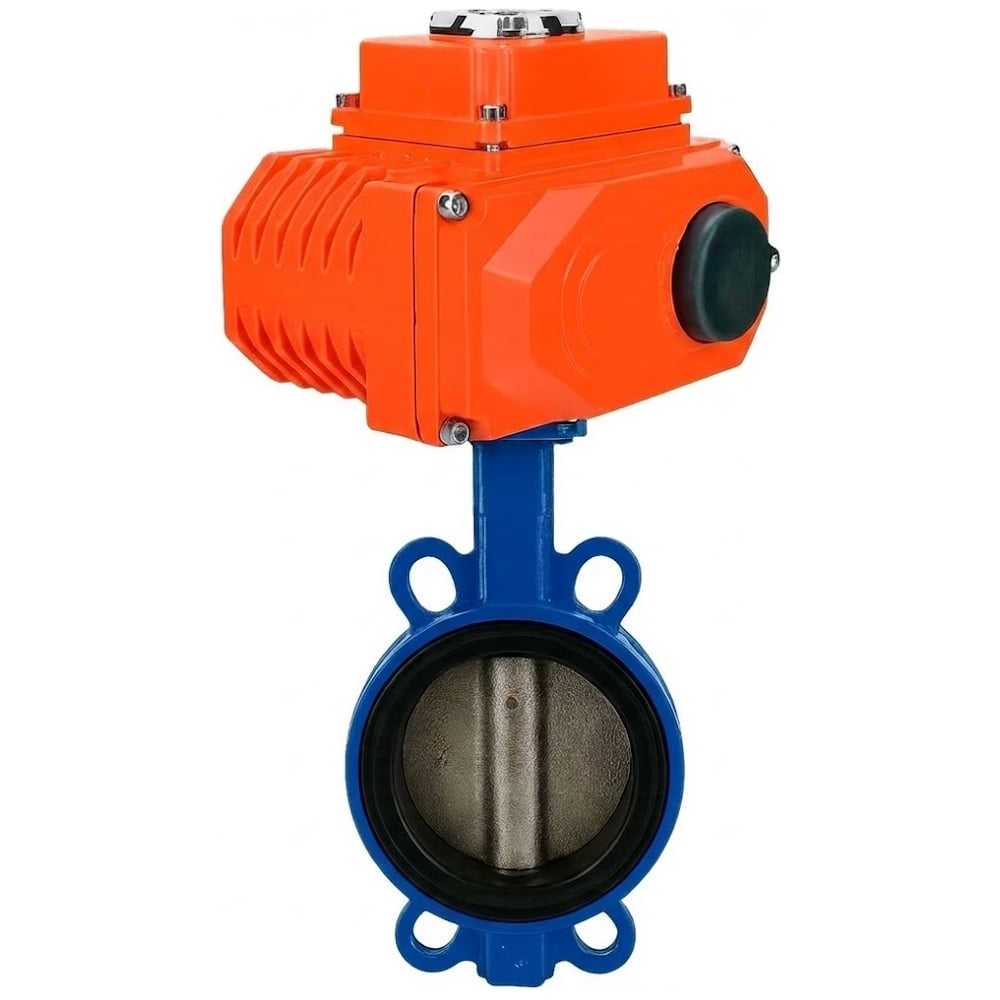 Изображение товара Затвор дисковый DN.ru GGG50-316L-EPDM Ду200 Ру16 с электроприводом QT2-040-24VDC