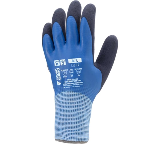 Изображение товара Перчатки COVERGUARD EUROWINTER D100 защитные, темно-синие 1WIND 5450564040847