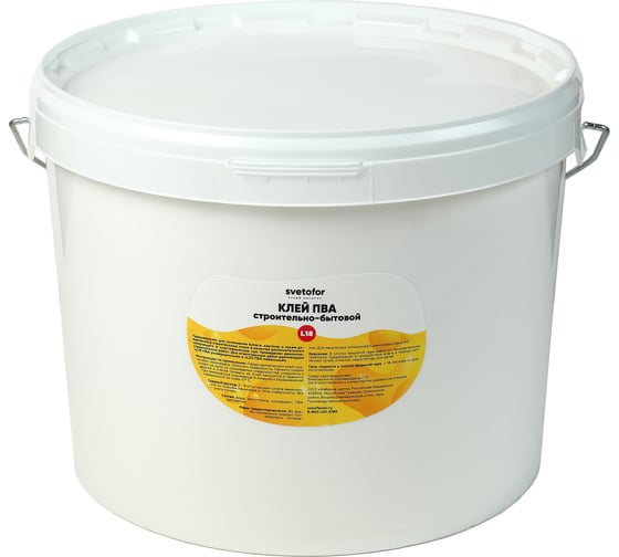 Изображение товара Строительно-бытовой клей Светофор ПВА L18 10 кг 59