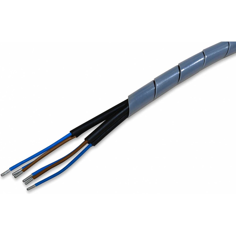 Изображение товара Спиральная пластиковая оплетка PARLMU SWB 8-7-k100 - полиэтилен, размер 8, бухта 100м, цвет прозрачный PR4700300-100