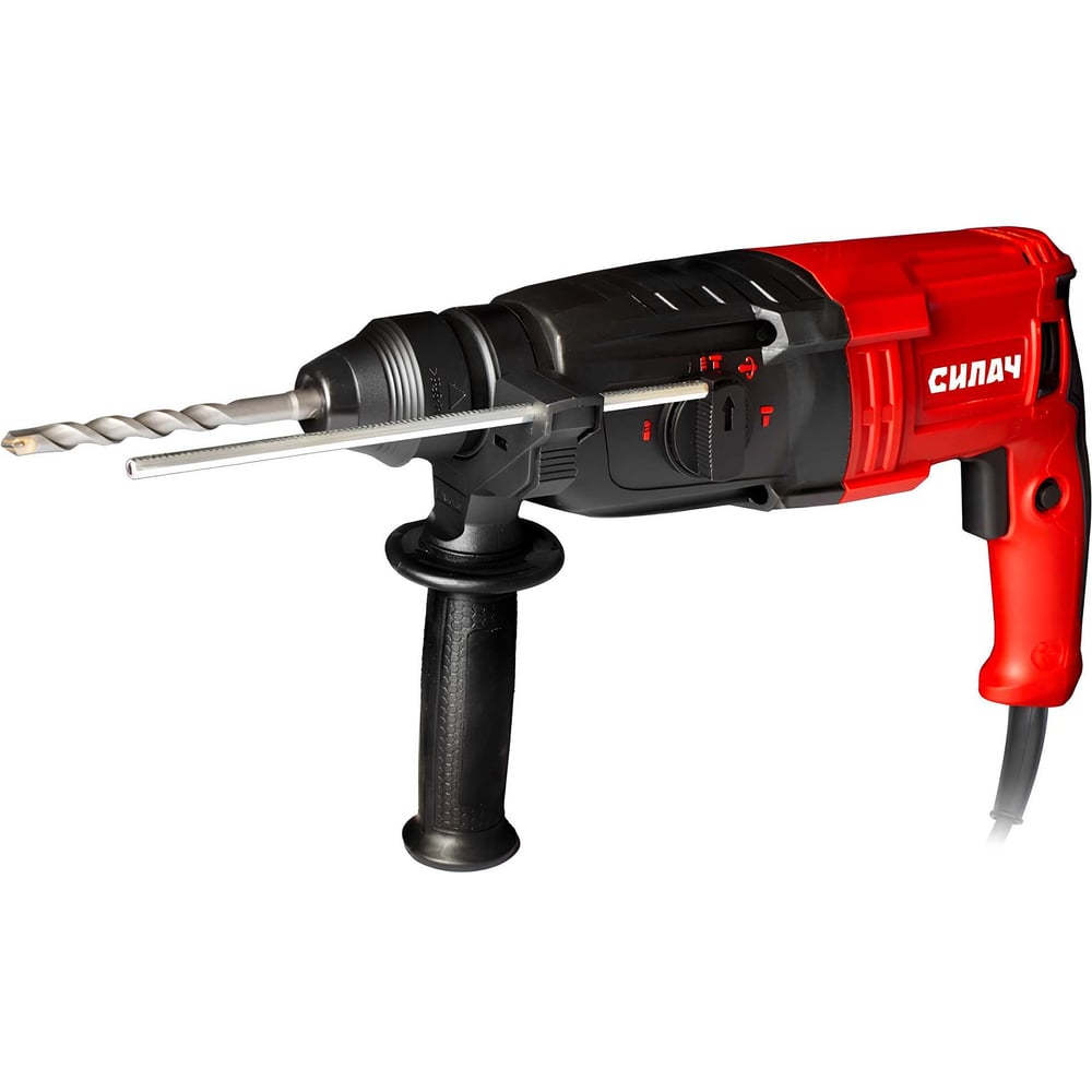 Изображение товара Перфоратор электрический СИЛАЧ ПЭ-3.2-920П 920Вт, 0-1350об/мин, 0-5500уд/мин, 3.2Дж, 3реж, SDS+, кейс 1/5 026610