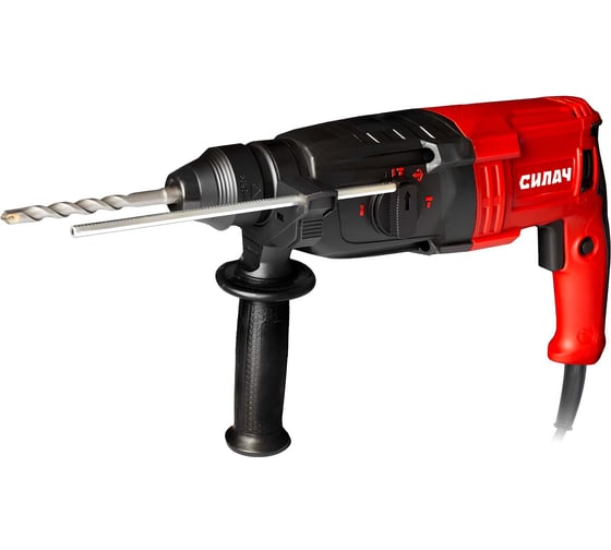 Изображение товара Перфоратор электрический СИЛАЧ ПЭ-3.2-920П 920Вт, 0-1350об/мин, 0-5500уд/мин, 3.2Дж, 3реж, SDS+, кейс 1/5 026610