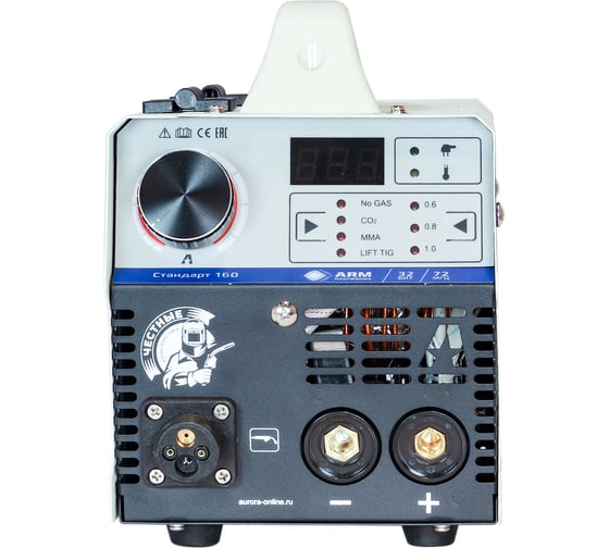 Изображение товара Стандарт АВРОРА 160 полуавтомат с горелкой MIG AK14 41397
