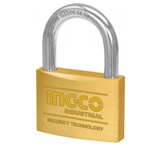 Изображение товара Замок навесной INGCO INDUSTRIAL 60мм DBPL0602